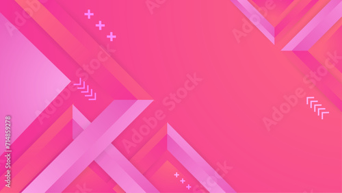 Pink and purple violet vector abstract geometrical gradient shape modern background. Abstract gradient shapes background for presentation, business report, card, banner, poster