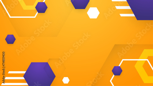 Orange blue and white vector modern gradient geometric abstract background with shapes. Abstract gradient shapes background for presentation, business report, card, banner, poster