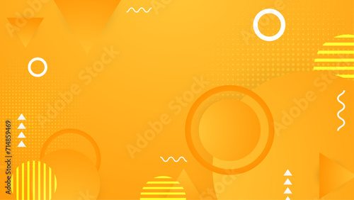 Orange yellow and white vector abstract geometrical gradient shape modern background. Abstract gradient shapes background for presentation, business report, card, banner, poster