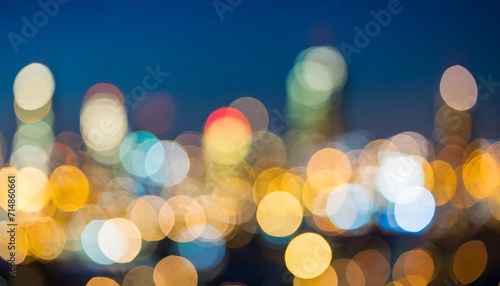 abstract background night light blur bokeh backdrop for your design
