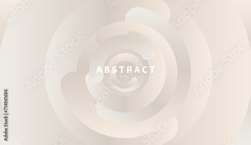 Beige abstract geometric vector background with circles. Abstract background, poster, banner, cover design, wallpaper.