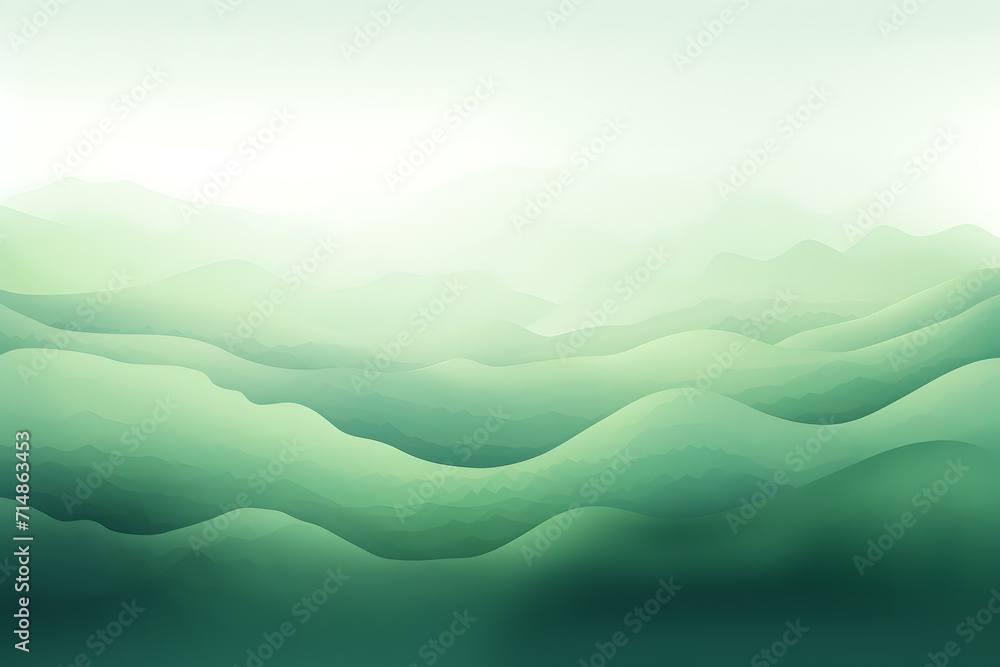 Fototapeta premium beautiful gradient green background