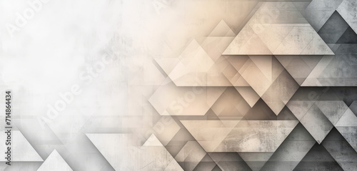 Subtle geometric triangles on a grungy beige background.