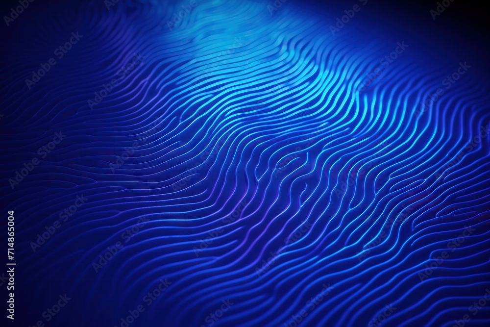 Fingerprint, digital. Abstract Fingerprint in Blue. Digital Whorl. Fingerprint, digital. Abstract Fingerprint in Blue. Digital Whorl.
