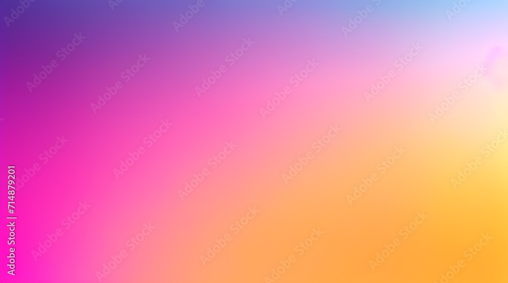 Immerse yourself in a captivating visual experience with this gradient texture background, boasting a vibrant blend of orange, pink, and purple tones. - obrazy, fototapety, plakaty 