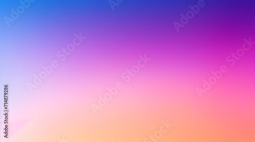 Indulge your senses in a kaleidoscope of colors with this gradient texture background, featuring a stunning fusion of bright orange, pink, and purple shades. photo