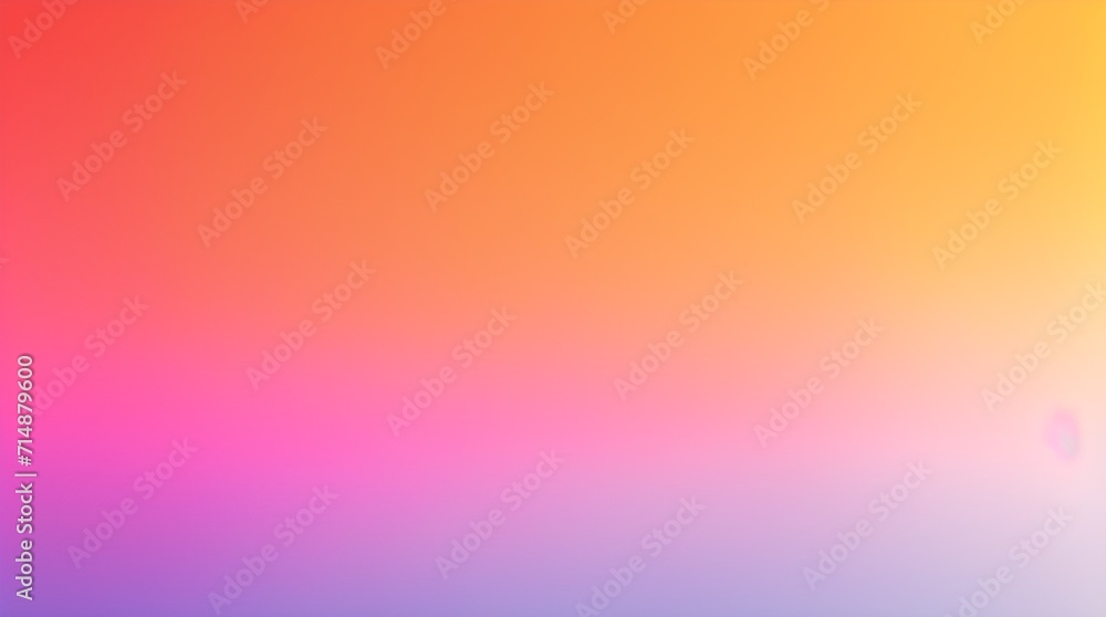 Colorful blurred background with pink, blue, and orange gradient texture.