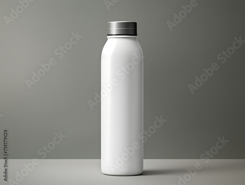 3D blank water bottle mockup © tanjidvect