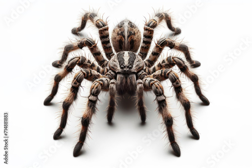 Fishing Spider isolated on solid white background. ai generative