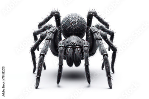 Funnel-Web Spider isolated on solid white background. ai generative © Igor