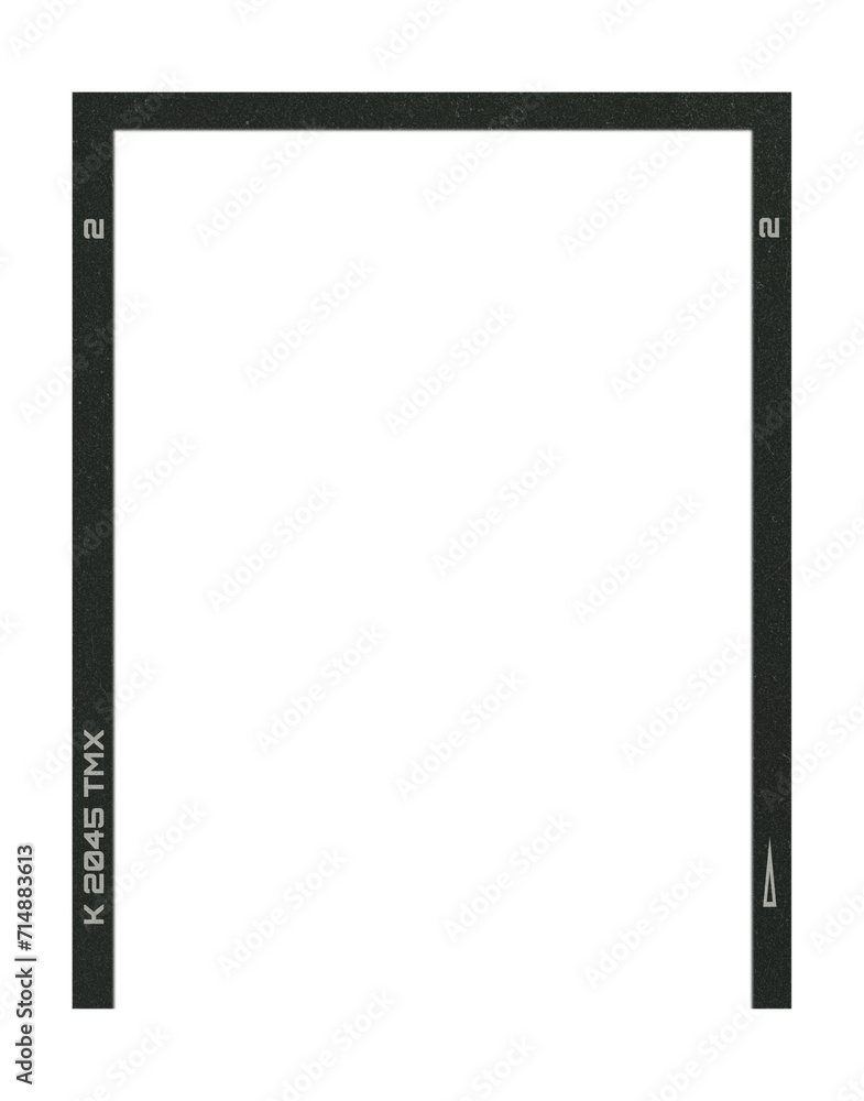 Camera transparent film strip mockup, isolated on white background template frame, real high-res 35mm photo scan analogue sheet negative Camera transparent film strip mockup, isolated on white background template frame, real high-res 35mm photo scan analogue sheet negative