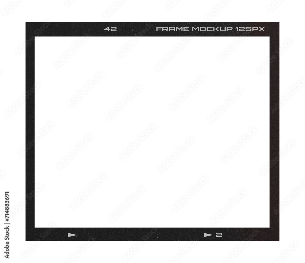 Camera transparent film strip mockup, isolated on white background template frame, real high-res 35mm photo scan analogue sheet negative Camera transparent film strip mockup, isolated on white background template frame, real high-res 35mm photo scan analogue sheet negative