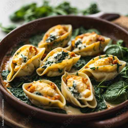 Ricotta-and-Spinach-Stuffed Shells Delight