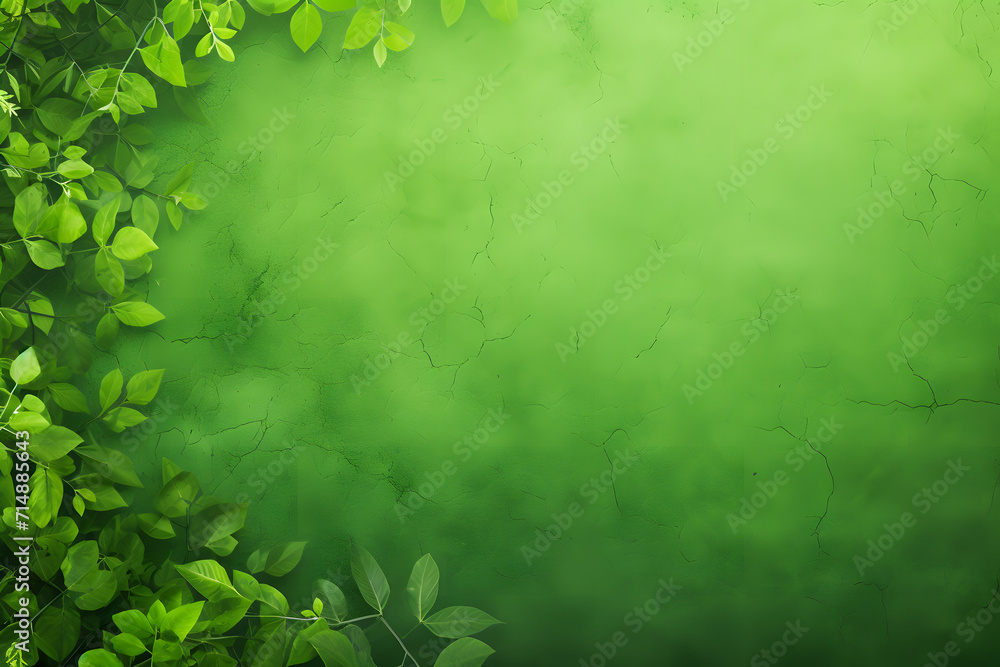 blank background with Fresh Green vibrant shade of green - obrazy, fototapety, plakaty 