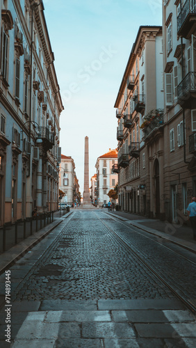Fototapeta Naklejka Na Ścianę i Meble -  Street view in a small town in italy