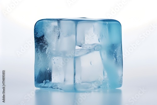 A piece of cold ice