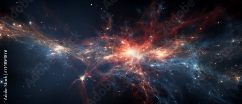 Universe background with many of stars