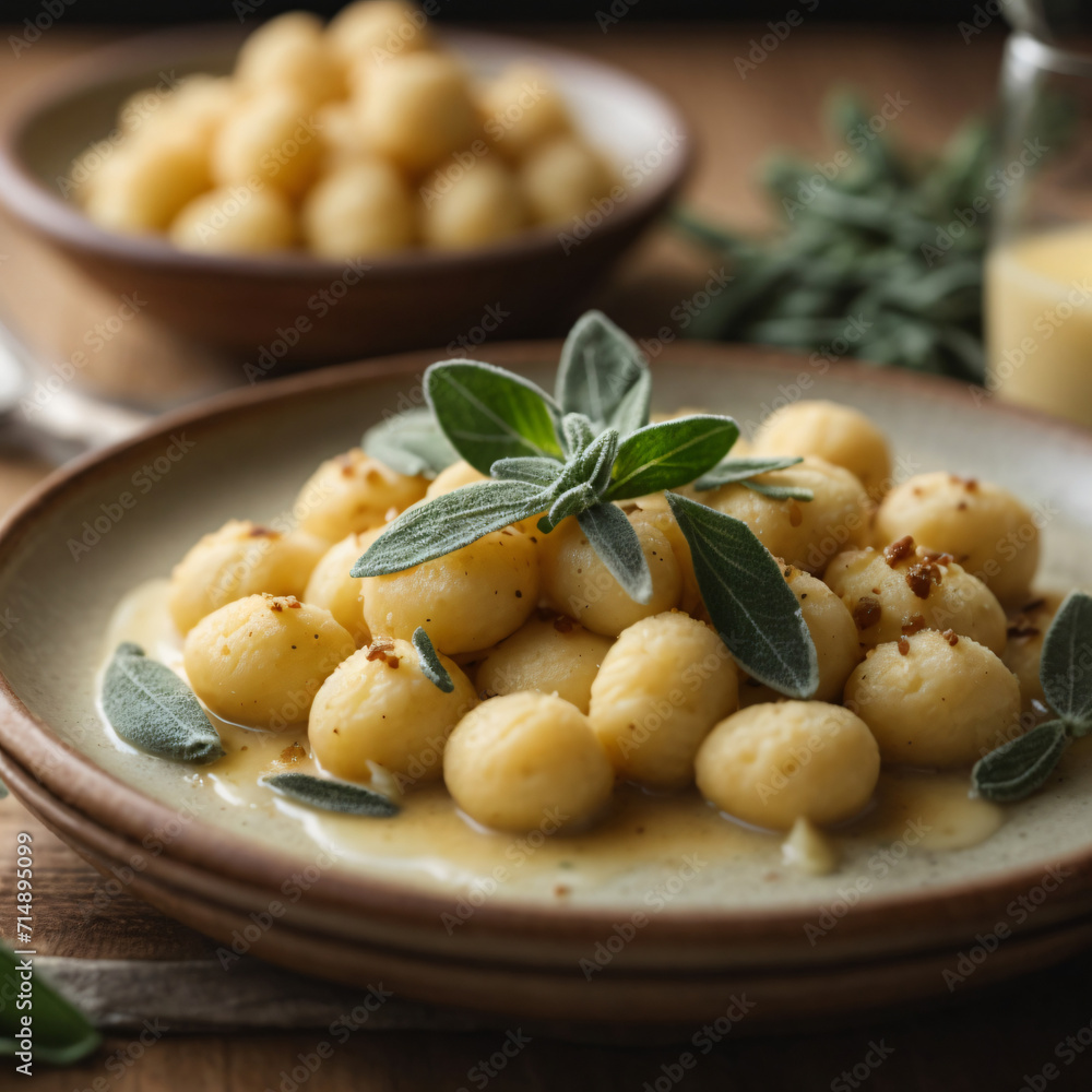 Gnocchi with Brown Butter and Sage Gnocchi with Brown Butter and Sage