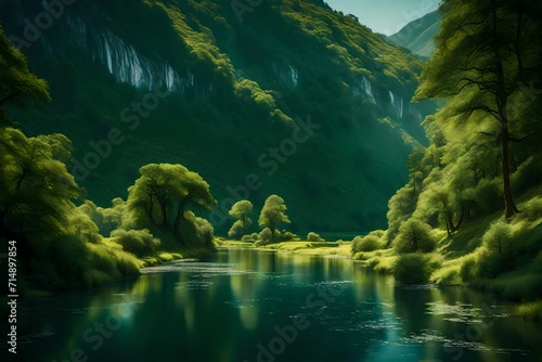 lake in the jungle © Areeba ARTS