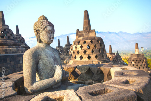 Borobudur Temple. Yogyakarta, Java, Indonesia.