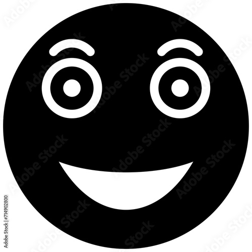 Grinning Face vector icon illustration of Emoji iconset.