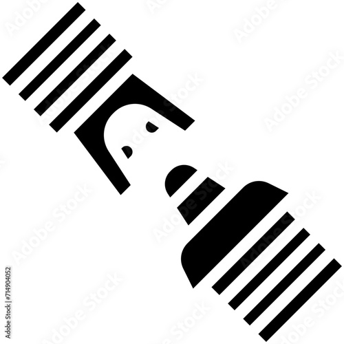 Safety Belt vector icon illustration of Auto Racing iconset.