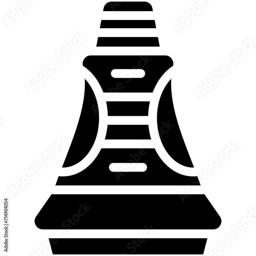 Racing Car Seat vector icon illustration of Auto Racing iconset.
