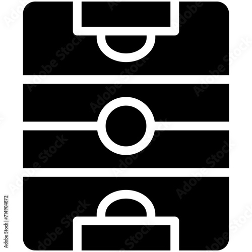 Hockey Field vector icon illustration of Olympics iconset.