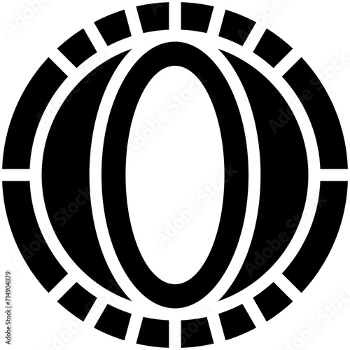Velodrome vector icon illustration of Olympics iconset.