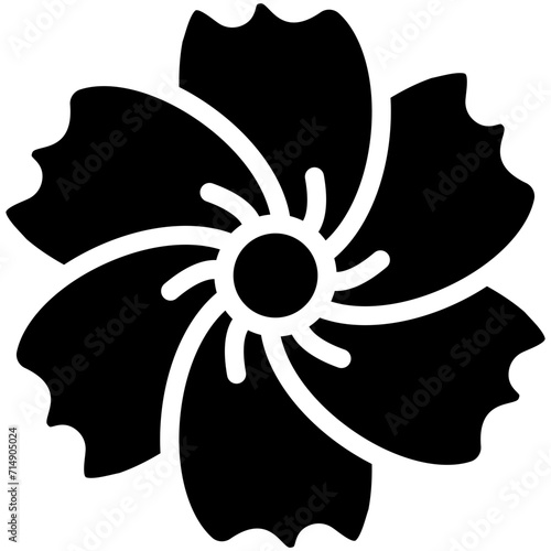 Violet vector icon illustration of Flowers iconset.