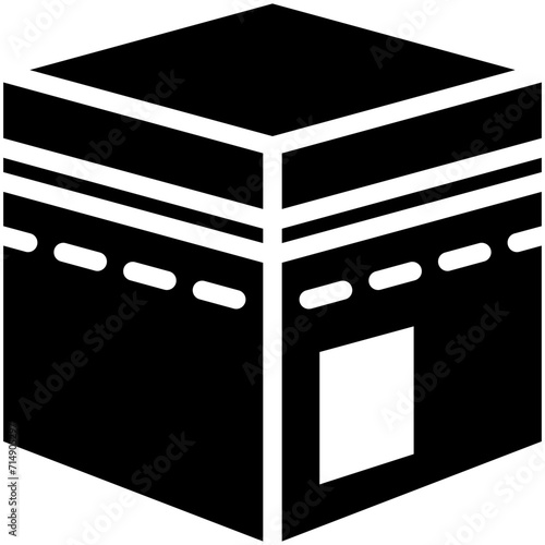 Kaaba vector icon illustration of Ramadan iconset.
