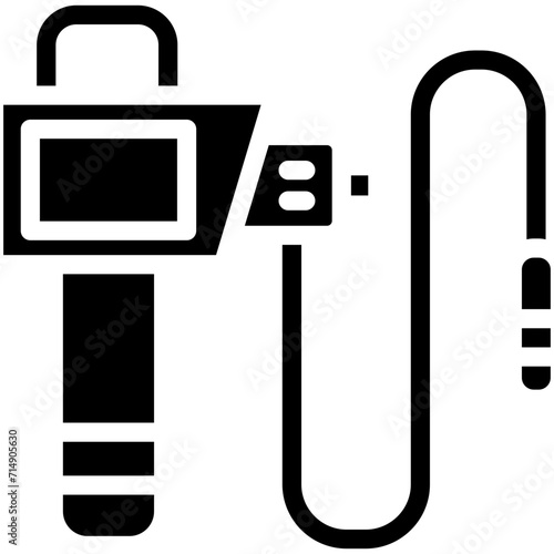 Colonoscopy vector icon illustration of Health Checkup iconset.