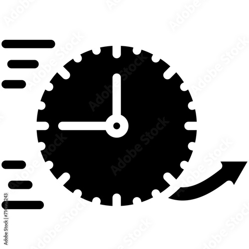 Quick Response vector icon illustration of Time and Date iconset.