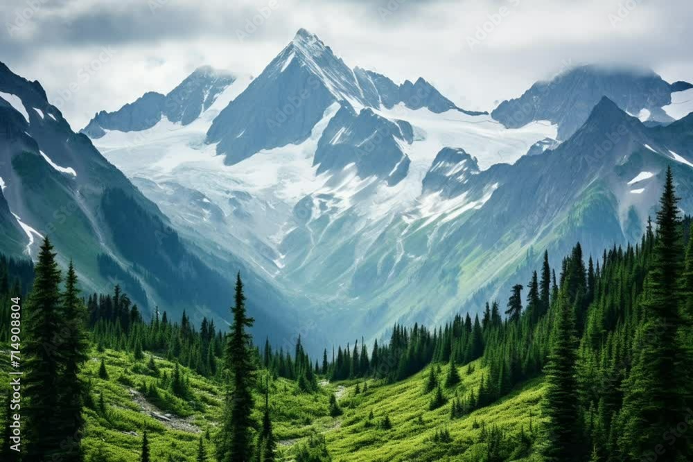 landscape in the mountains landscape in the mountains