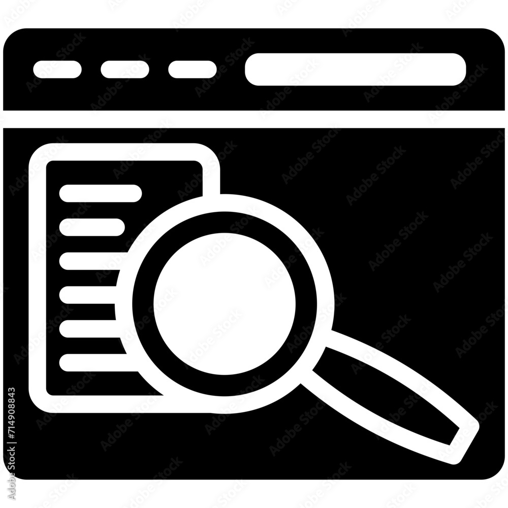 Content Search vector icon illustration of Web Marketing iconset. Content Search vector icon illustration of Web Marketing iconset.