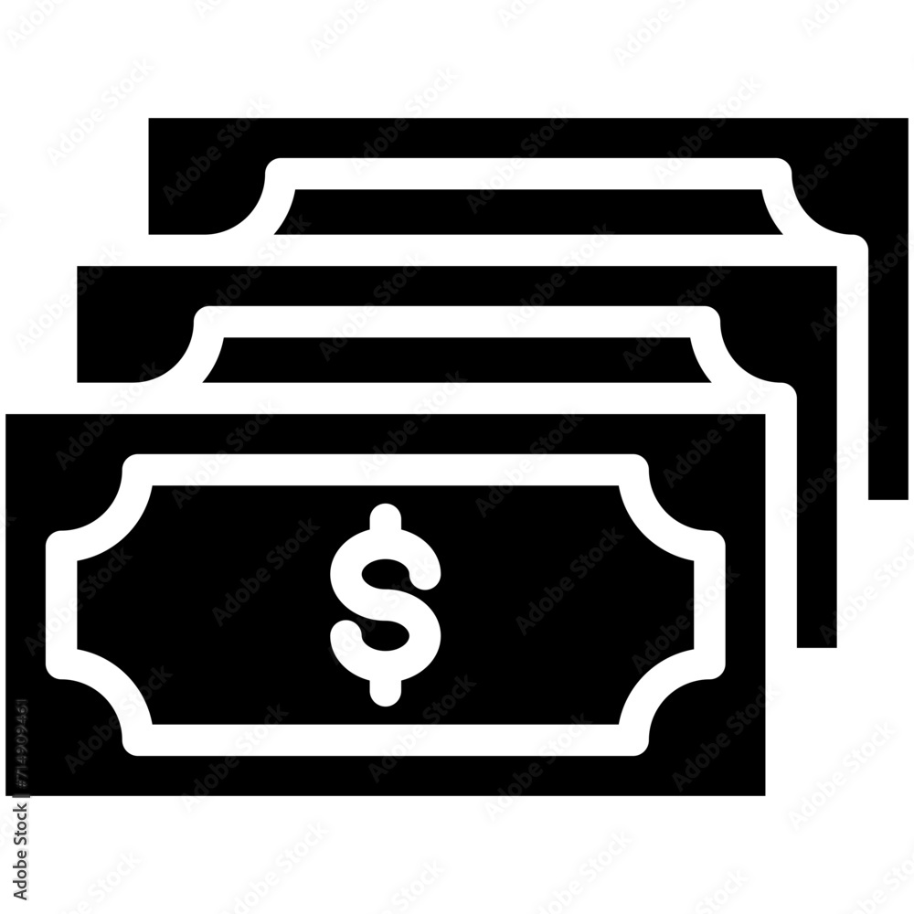 Cash vector icon illustration of Shopping and Ecommerce iconset. Cash vector icon illustration of Shopping and Ecommerce iconset.