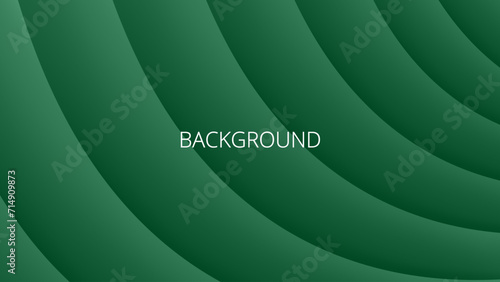 Emerald green abstract background with 3d texture, wavy lines and gradient transition, dynamic shape