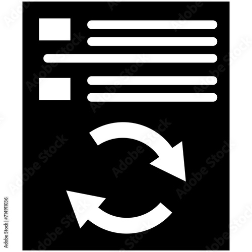 Iteration vector icon illustration of Project Management iconset.