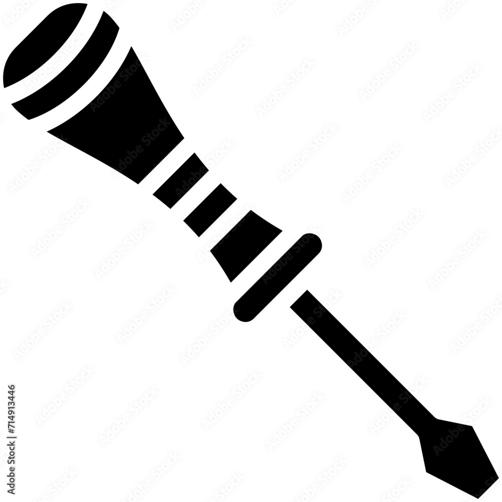 Screwdriver vector icon illustration of Tools iconset. Screwdriver vector icon illustration of Tools iconset.