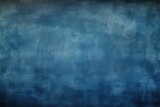 Dark Blue Grunge Blackboard Texture - Blank Chalkboard Background with Space for Text or Display