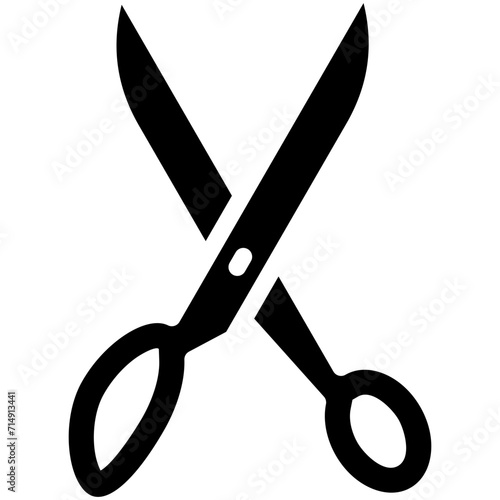 Scuissor vector icon illustration of Tools iconset.