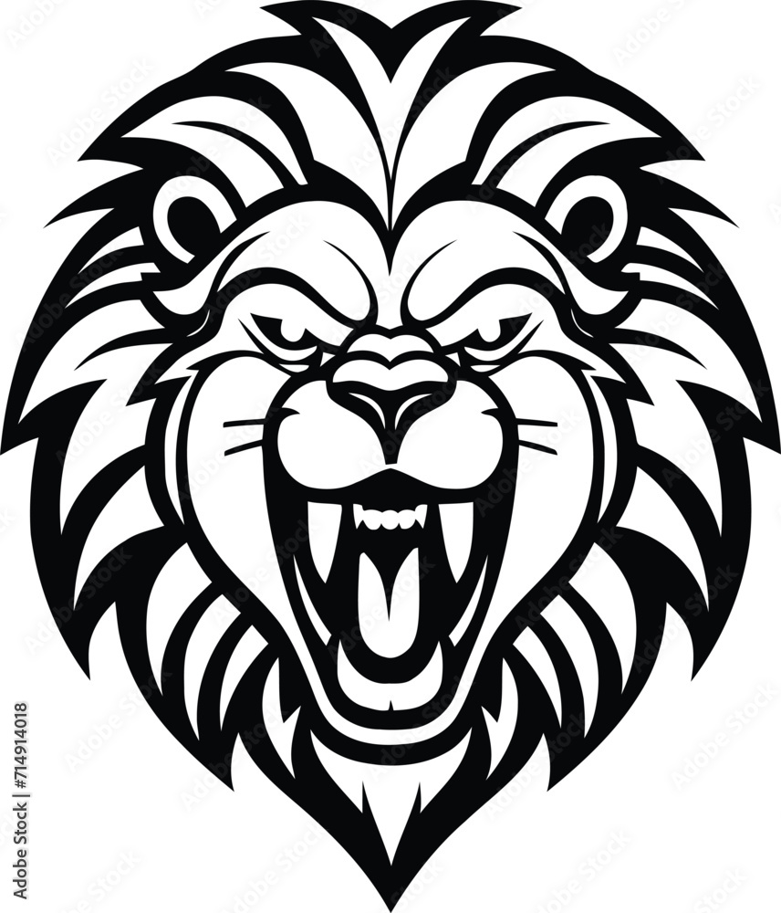 Lion icon Vector Art illustrator Design