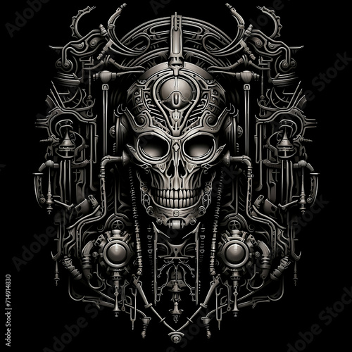 schädel, kunst, kopf, vektor, maske, design, gothic, symbol, death, metall, silber, abbildung, alt, skull, art, head, vector, mask, design, gothic, symbol, death, metal, silver, illustration, old © Sylvia