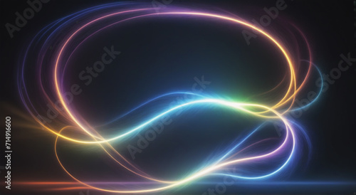 abstract background with glowing lines