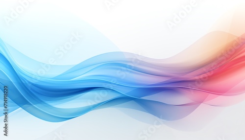 Abstract blue and white wave design on a gradient background, suitable for backgrounds or wallpapers.