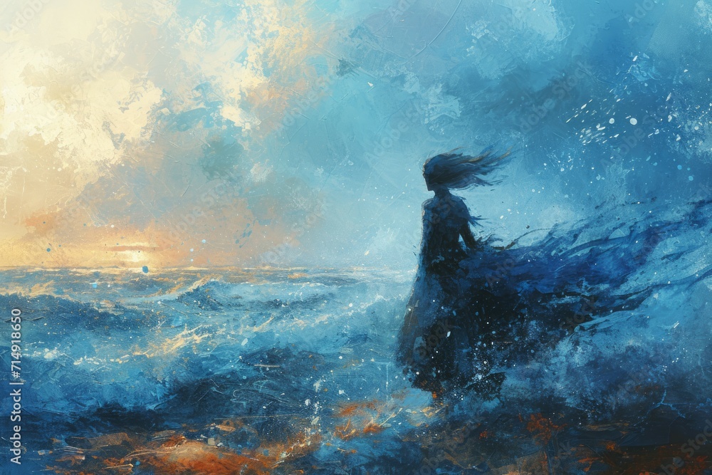 Whispering wind whispers, carrying messages of love and hope across vast distances - Generative AI Whispering wind whispers, carrying messages of love and hope across vast distances - Generative AI