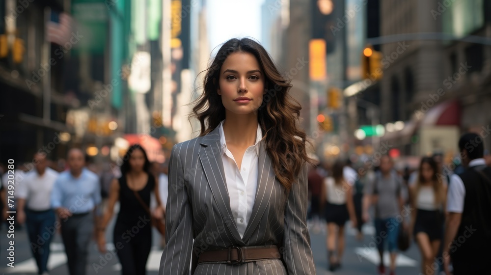 woman walking in the city woman walking in the city