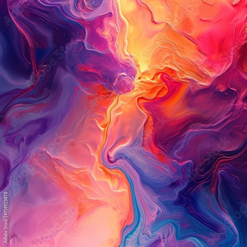 Abstract Paint Swirls background