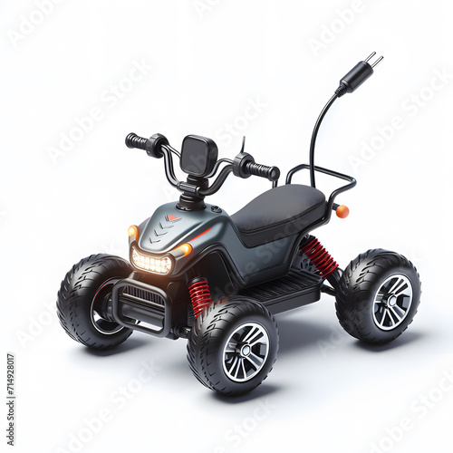 Charge Up the Fun  Electric Mini Quad Bike with Digital Display for Young Riders
