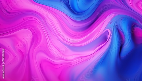 Abstract pink and blue marble texture background with fluid waves and vibrant colors for design.
